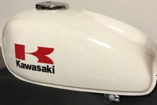 カワサキの250TRをDIYカスタム.3【タンクデザインを変更】 | HiTOSHI製作所
